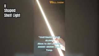 V자형 선반 조명