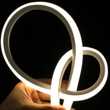 집 장식을 위한 6x12mm 구부릴 수 있는 LED 네온사인 스트립 라이트 6000k 50 밀리미터 절단 크기