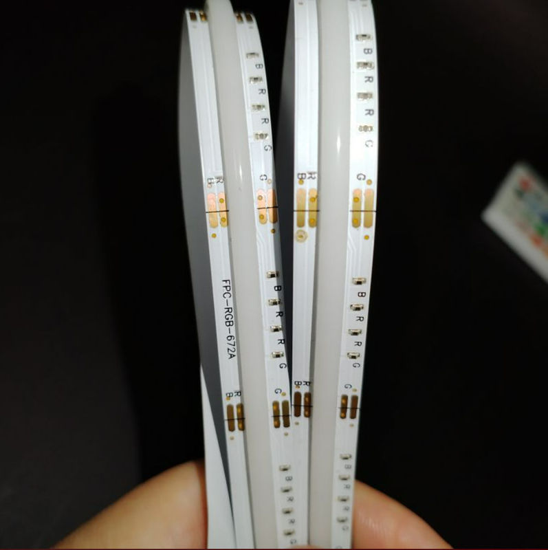 RGBW 스트립 조명 COB DC 24V 고밀도 14.4W 4000K 실내 장식