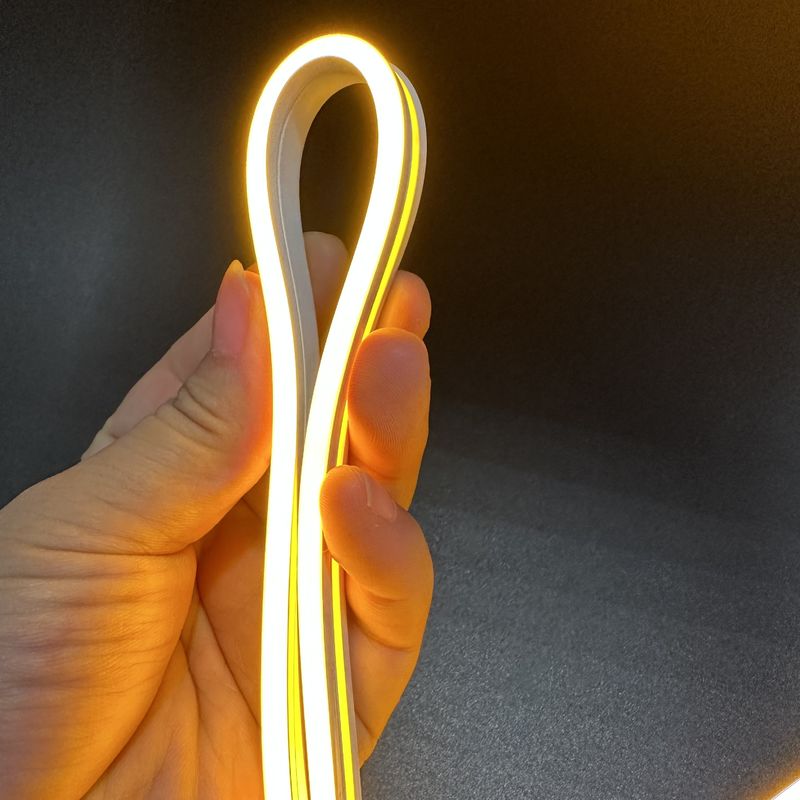 240LEDs/M 5M/Roll 네온사인 탄력적 조명 2 듀얼 컬러 디컴 실리콘 튜브는 점등됩니다